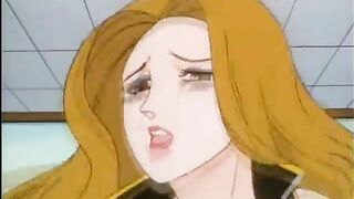 Shemale Hentai Big Cock Fucks Busty Anime With Dildo in Ass
