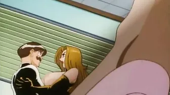 Shemale Hentai Big Cock Fucks Busty Anime With Dildo in Ass