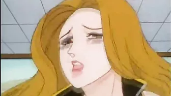 Shemale Hentai Big Cock Fucks Busty Anime With Dildo in Ass