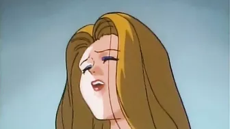 Shemale Hentai Big Cock Fucks Busty Anime With Dildo in Ass