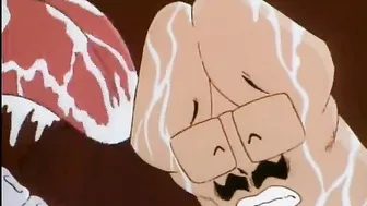 Shemale Hentai Big Cock Fucks Busty Anime With Dildo in Ass