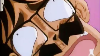 Shemale Hentai Big Cock Fucks Busty Anime With Dildo in Ass