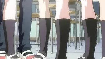 Busty Futagirl Gets Nipple and Dick Handjob in Hentai Cartoon Anime