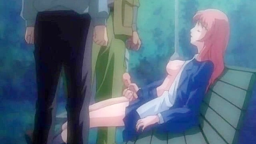 Busty Futagirl Gets Nipple and Dick Handjob in Hentai Cartoon Anime