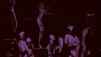 Chained Hentai With A Muzzle Gets Whipped, bondage,  chained,  hentai