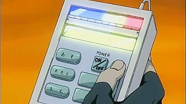 Electric Bondage and Mouth Fucking of Muscular Hentai Girl