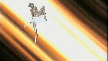 Electric Bondage and Mouth Fucking of Muscular Hentai Girl