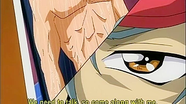 Electric Bondage and Mouth Fucking of Muscular Hentai Girl