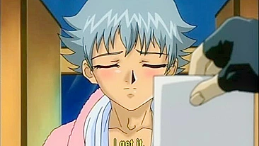 Electric Bondage and Mouth Fucking of Muscular Hentai Girl