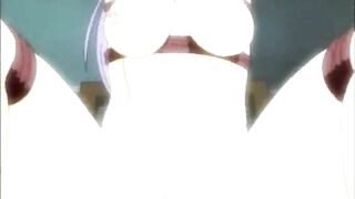 Bondage Hentai Riding Dildo Dick in the Chair