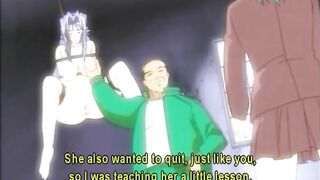Bondage Hentai Riding Dildo Dick in the Chair