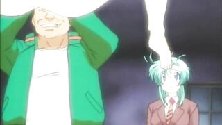 Bondage Hentai Riding Dildo Dick in the Chair