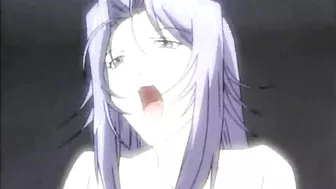 Bondage Hentai Riding Dildo Dick in the Chair