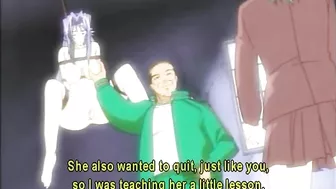 Bondage Hentai Riding Dildo Dick in the Chair