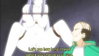 Bondage Hentai Riding Dildo Dick in the Chair