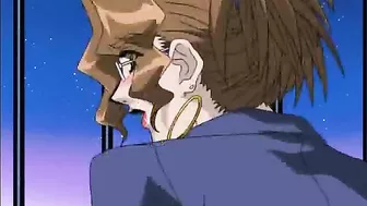 Hentai Girl Sucks Big Black Cock and Gets Facial Cum