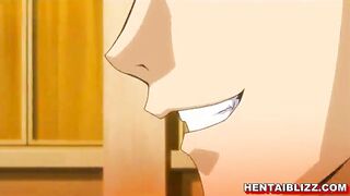 Roped Hentai Schoolgirl With Big Tits Gangbang By Bandits, Anime, Rope, Hentai, Schoolgirl, Big Tits