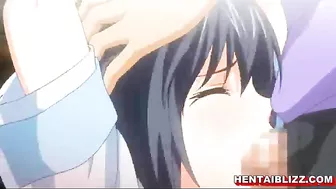 Roped Hentai Schoolgirl With Big Tits Gangbang By Bandits, Anime, Rope, Hentai, Schoolgirl, Big Tits
