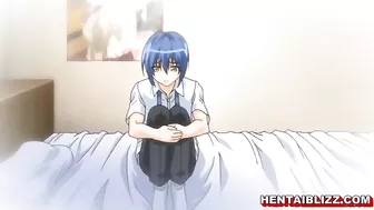 Roped Hentai Schoolgirl With Big Tits Gangbang By Bandits, Anime, Rope, Hentai, Schoolgirl, Big Tits