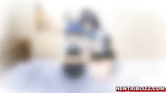 Roped Hentai Schoolgirl With Big Tits Gangbang By Bandits, Anime, Rope, Hentai, Schoolgirl, Big Tits