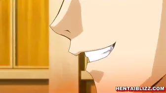 Roped Hentai Schoolgirl With Big Tits Gangbang By Bandits, Anime, Rope, Hentai, Schoolgirl, Big Tits