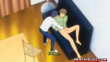 Tied Hentai Blindfold Dildoing Her Wet Pussy - Anime, Tie, Hentai, Blindfold