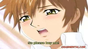 Hentai Porn Video - Captive Guy Gets Blowjob and Sucking his Cock