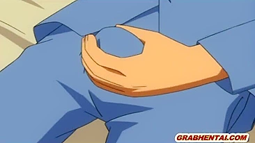 Hentai Porn Video - Captive Guy Gets Blowjob and Sucking his Cock