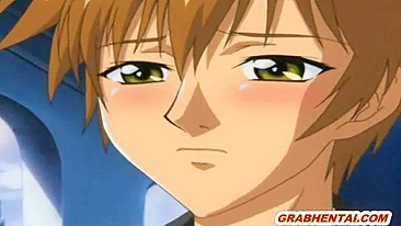 Hentai Porn Video - Captive Guy Gets Blowjob and Sucking his Cock