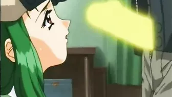 Roped Hentai Coeds Threesome Assfucking, anime