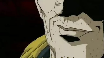 Roped Hentai Coeds Threesome Assfucking, anime