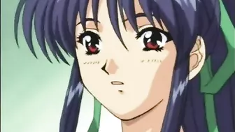 Roped Hentai Coeds Threesome Assfucking, anime