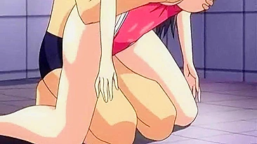 Hentai Swimsuit Bigtits Gets Penis in her Pussy from Coach's Anime
