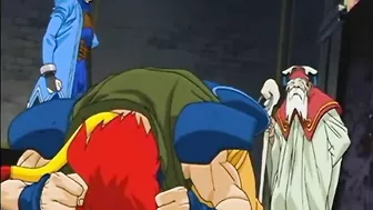 Hentai Porn Video - Chained and Squeezed for Big Tits and Monster Fucking