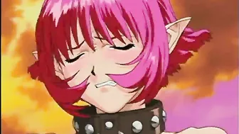 Hentai Porn Video - Chained and Squeezed for Big Tits and Monster Fucking