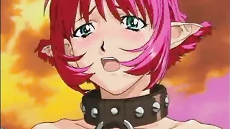 Hentai Porn Video - Chained and Squeezed for Big Tits and Monster Fucking