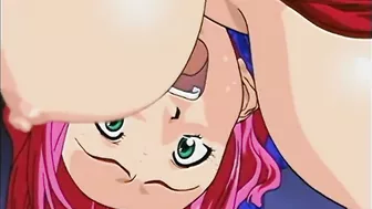 Hentai Porn Video - Chained and Squeezed for Big Tits and Monster Fucking