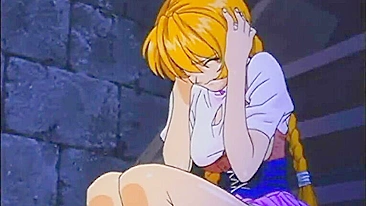 Hentai Porn Video - Chained and Squeezed for Big Tits and Monster Fucking