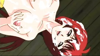 Big Boobed Japanese Anime Hentai Gets Ghetto Cock