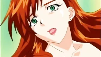 Redhead Gets Licked, Slammed and Fucked in Hentai Porn, anime, redhead, hentai