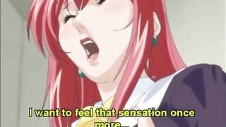 Redhead Hentai Girl in Toilet having Hot Cartoon Anime Sex