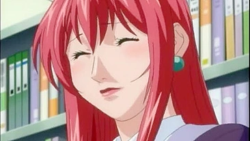 Redhead Hentai Girl in Toilet having Hot Cartoon Anime Sex