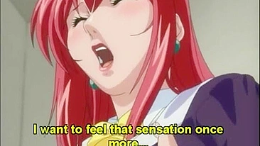 Redhead Hentai Girl in Toilet having Hot Cartoon Anime Sex