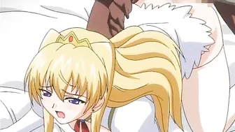 Busty Monster Fucks Blonde Futagirl in Hot Hentai Cartoon