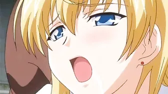 Busty Monster Fucks Blonde Futagirl in Hot Hentai Cartoon