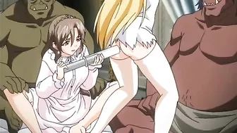 Busty Monster Fucks Blonde Futagirl in Hot Hentai Cartoon