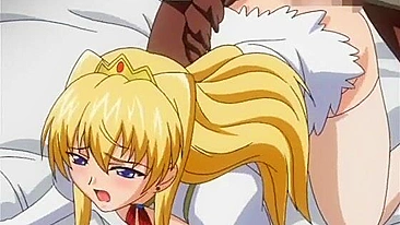 Busty Monster Fucks Blonde Futagirl in Hot Hentai Cartoon