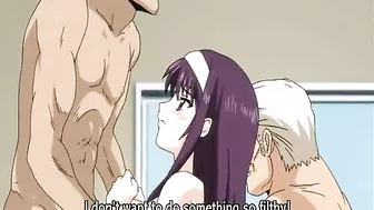 Busty Japanese Anime Hentai Double Penetration and Hard Gangbang