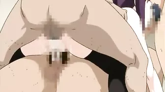 Busty Japanese Anime Hentai Double Penetration and Hard Gangbang