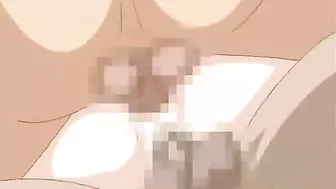 Busty Japanese Anime Hentai Double Penetration and Hard Gangbang